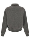 Jacquemus Grey Le Bomber Feltro Bomber Jacket