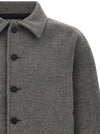 Jacquemus Grey Le Bomber Feltro Bomber Jacket