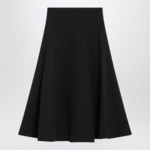  JACQUEMUS Black flared wool skirt