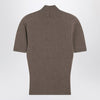 JACQUEMUS Brown wool and cashmere top