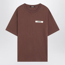  JACQUEMUS Brown cotton crew neck T-shirt