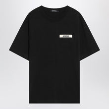  JACQUEMUS Black cotton crew neck T-shirt