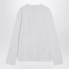 JACQUEMUS White long-sleeved cotton T-shirt