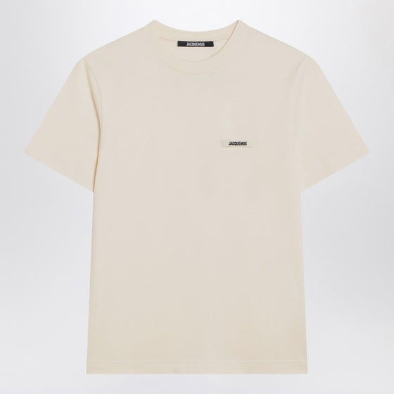 JACQUEMUS Light beige Gros Grain T-shirt