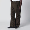 Sacai Khaki green nylon cargo trousers