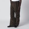 Sacai Khaki green nylon cargo trousers