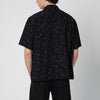 Sacai Black shirt with floral print