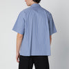 Sacai Light blue striped cotton shirt