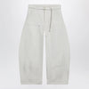 Sacai x Carhartt WIP Ivory rounded cargo pants in cotton