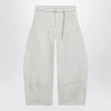 Sacai x Carhartt WIP Ivory rounded cargo pants in cotton