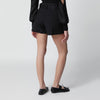 Sacai Black wool-blend shorts