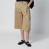 Sacai Beige cotton chino bermuda shorts