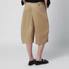 Sacai Beige cotton chino bermuda shorts