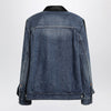 Sacai Double-breasted jacket in wool and denim