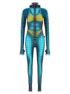 Jean Paul Gaultier Re-edition - The Blue Dots Print Jumpsuit