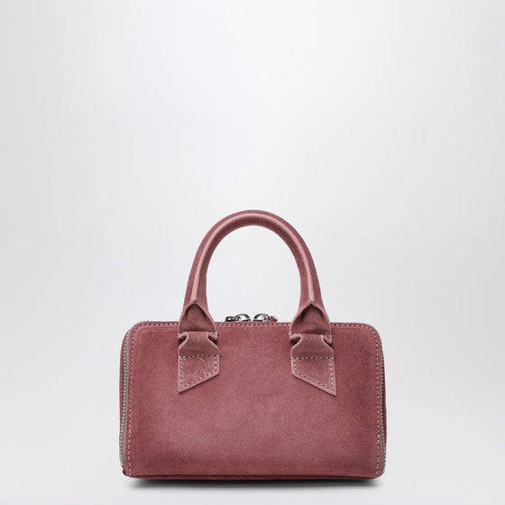 The Attico Pink suede Friday mini bag