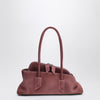 The Attico Pink suede La Passeggiata small bag
