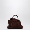 The Attico Brown suede La Passeggiata Mini bag