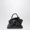 The Attico La Passeggiata Mini black crocodile-print leather bag