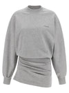 The Attico Mélange Sweatshirt Dress