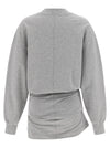 The Attico Mélange Sweatshirt Dress