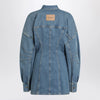 The Attico Light blue denim mini dress