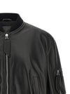 The Attico Leather Bomber Jacket