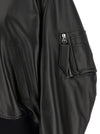 The Attico Leather Bomber Jacket
