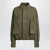 The Attico Military green cotton cargo jacket