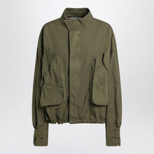  The Attico Military green cotton cargo jacket