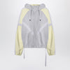 The Attico Grey/light yellow bomber sweatshirt