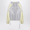 The Attico Grey/light yellow bomber sweatshirt