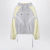 The Attico Grey/light yellow bomber sweatshirt