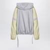 The Attico Grey/light yellow bomber sweatshirt