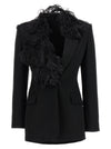 The Attico Feather Blazer