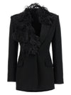 The Attico Feather Blazer