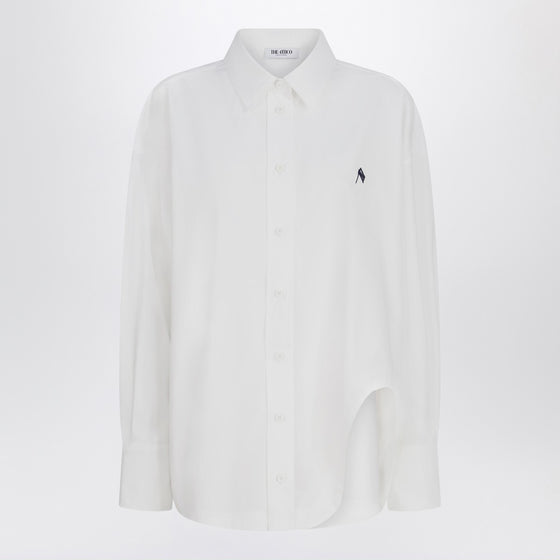 The Attico Oversized white cotton shirt