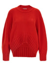 The Attico Asymmetrical Hem Sweater