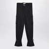 The Attico Black nylon trousers