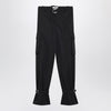 The Attico Black nylon trousers