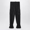 The Attico Black nylon trousers