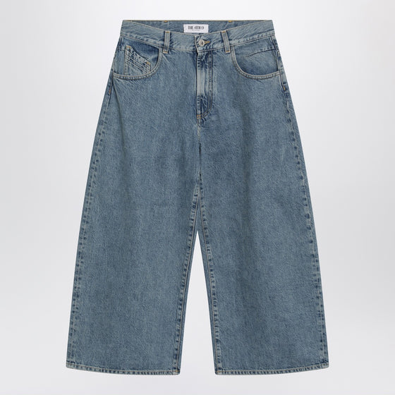 The Attico Light blue cropped jeans