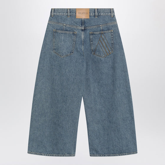 The Attico Light blue cropped jeans