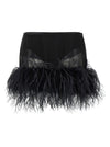 The Attico Feather Skirt