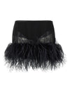 The Attico Feather Skirt