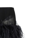 The Attico Feather Skirt
