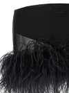 The Attico Feather Skirt