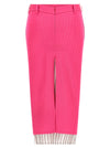 The Attico Double Layer Skirt