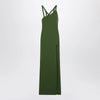 The Attico Long green dress with slit