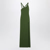 The Attico Long green dress with slit